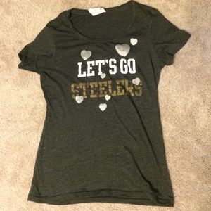 Pink steelers tshirt
