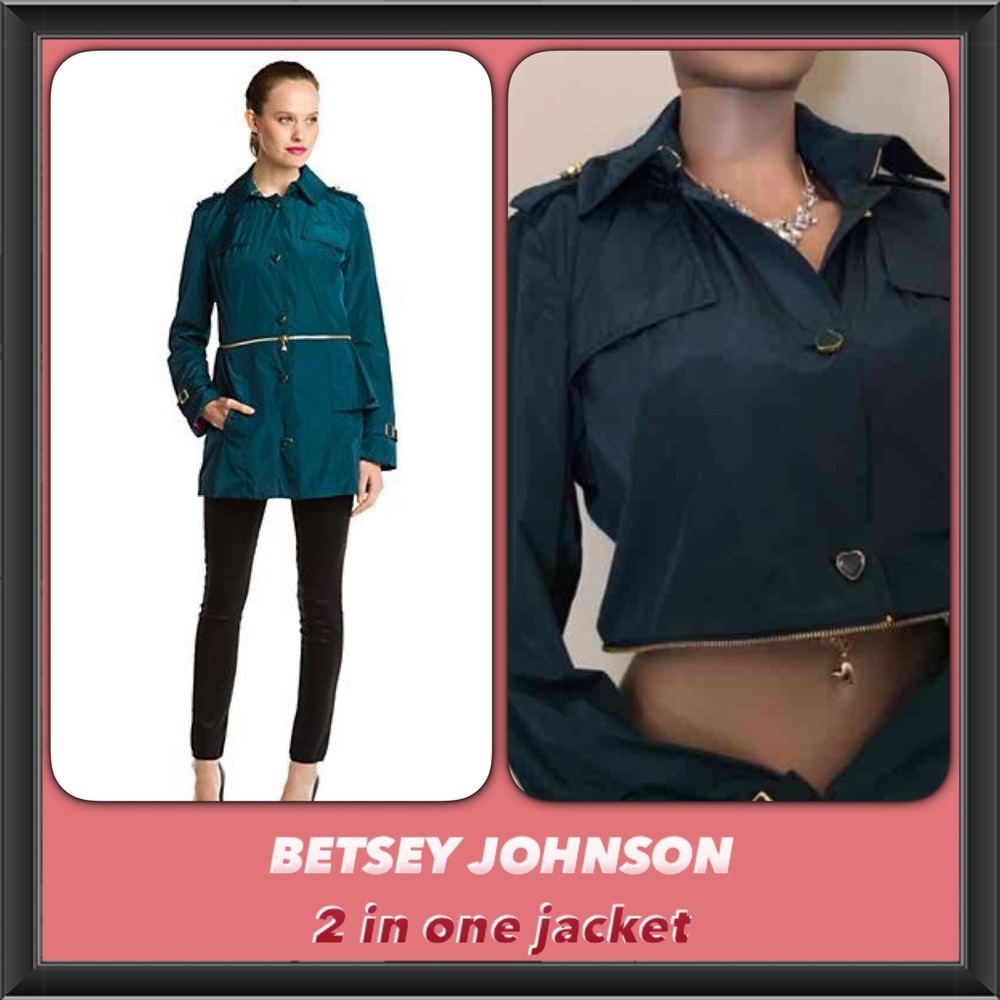 💕❤️$100 OFF!!❤️BETSEY JOHNSON JACKET XS & SM - Picture 1 of 8