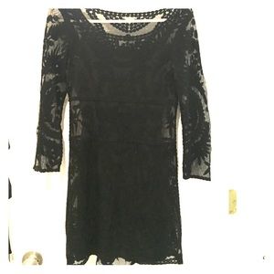 Black lace Express dress