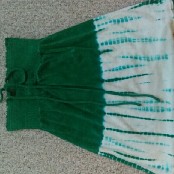 Tube top dress cover up