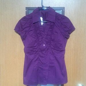 New! Plum Purple Dress Shirt