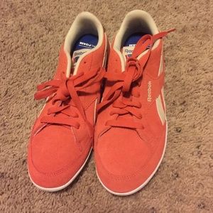 Orange Reebok Sneakers