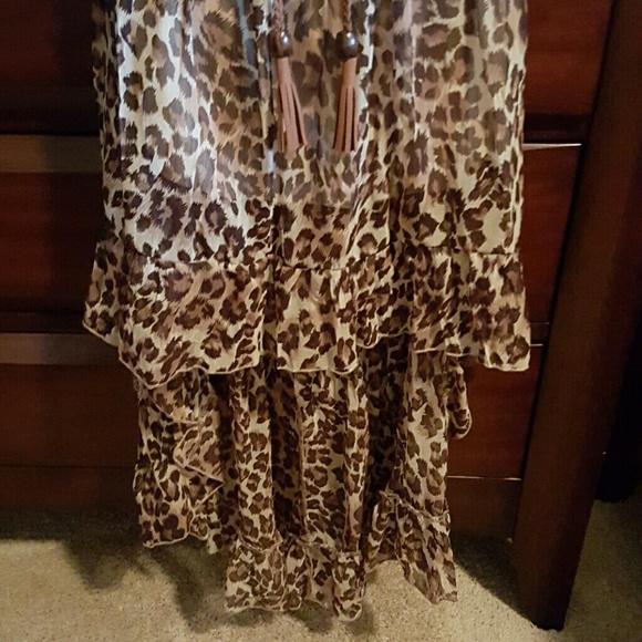 Cheetah dress $10 - Picture 3 of 4