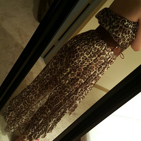Cheetah dress $10 - Picture 4 of 4