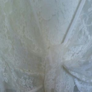 Gorgeous off white lace bolero