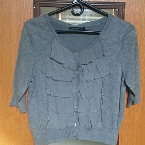 Express Diamond Button Cardigan
