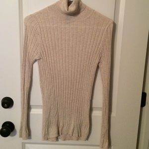 Long-sleeve turtleneck top