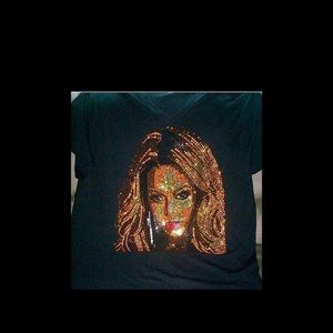 Bling Portrait T-Shirt