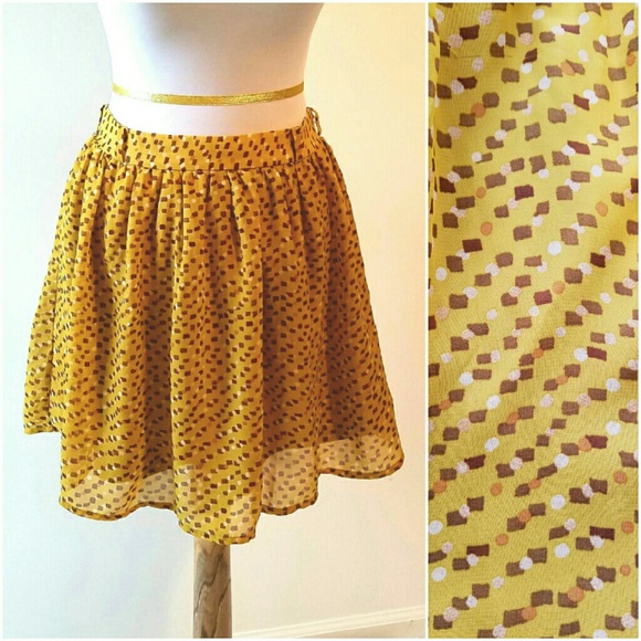 Mossimo Supply Co. Dresses & Skirts - Mustard Skirt