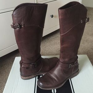 Frye Phillip Riding Dark Brown