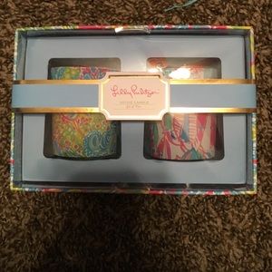 Lilly Pulitzer Candles; gift with purchase.