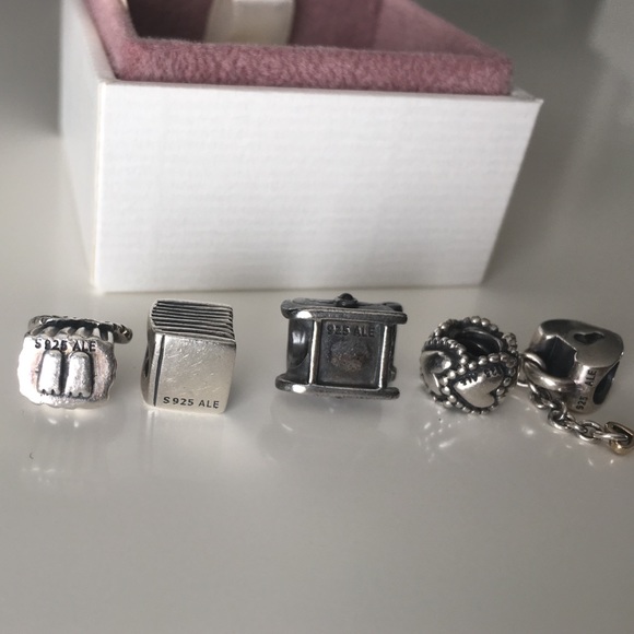 5 Authentic Pandora Charms!