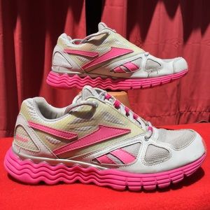 REEBOK SOLAR VIBE gray/pink . 36.5 6.5 uk4.5
