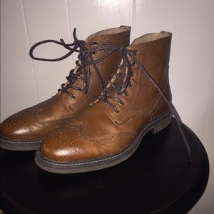 American Eagle Men's Brown Wingtip Boots