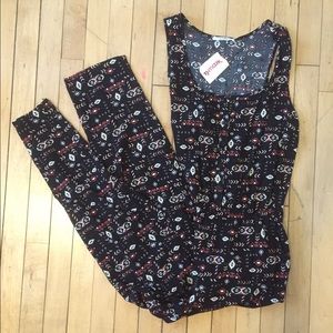 Aztec printed jumpsuit