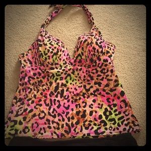 Animal print Victoria's Secret tankini