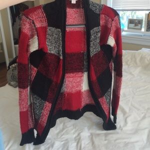 Lumberjack feminine sweater. Super cute!