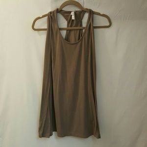 Xhilaration Long Brown Tank