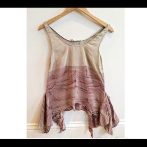 Geren Ford Ruffle Trim Tank xs