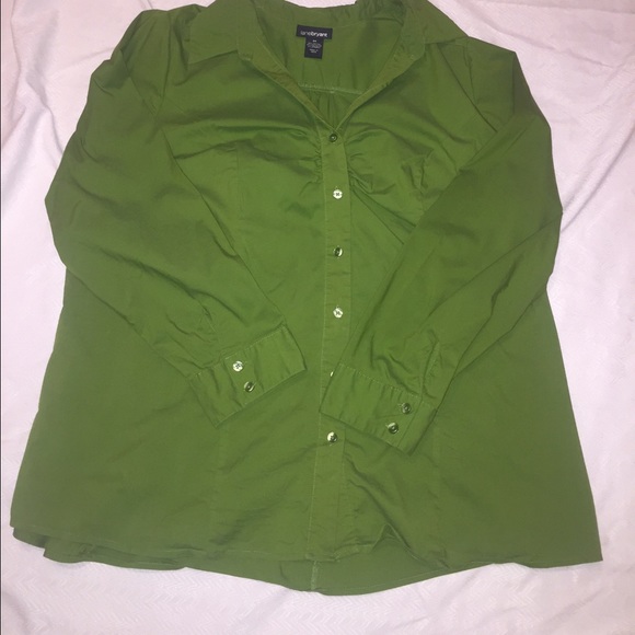 Green Lane Bryant button down shirt