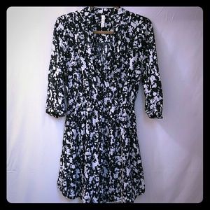 Navy Printed Dress by Xhilaration