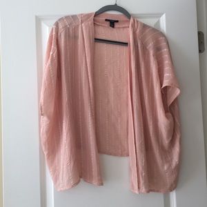 Pretty in pink lightweight shawl/sweater