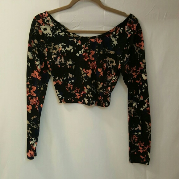 Wide Shoulder, Crop Top from Xhilaration
