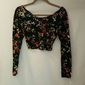 Wide Shoulder, Crop Top from Xhilaration