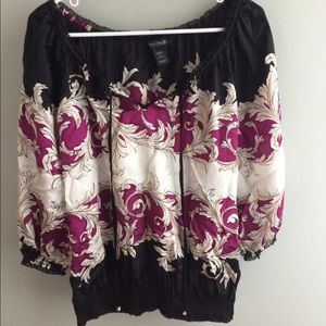 White House Black Market silk top