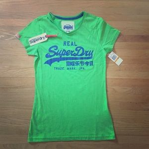Lime Green Super Dry Tee 💚