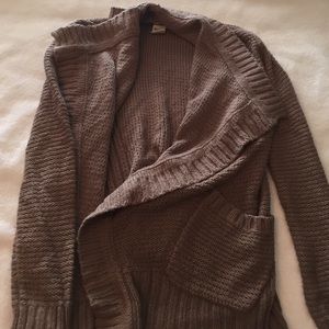 Tan cardigan