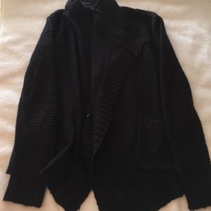 Black cardigan