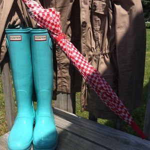 Size 9 Hunters Tiffany Blue Mint Gloss