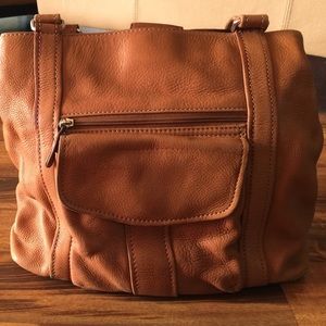 Large Fossil Leather Purse