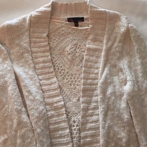 Cream cardigan