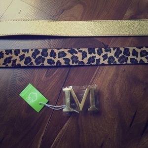 Reversible Belts with "M" Buckle