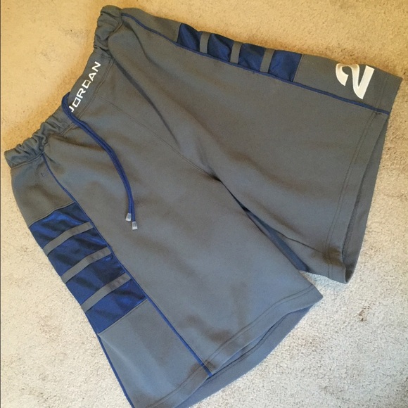 Jordan Basketball Shorts - Grey & Blue
