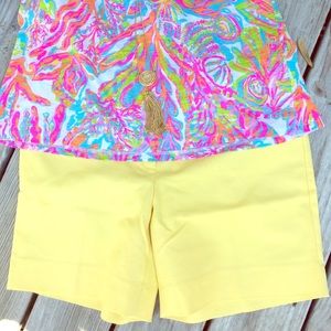The Limited NWT 7" Inseam Tailored Yellow Shorts