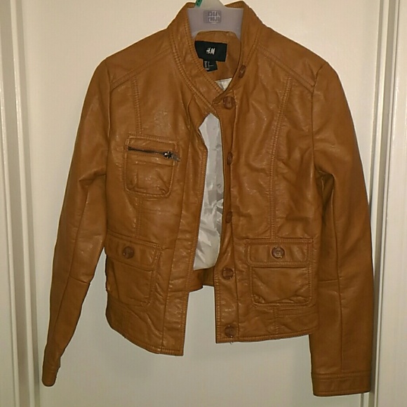 H&M faux leather jacket