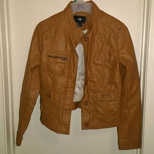 H&M faux leather jacket
