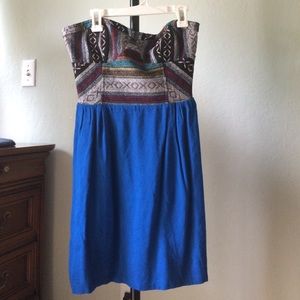 Tribal Print Mini Dress