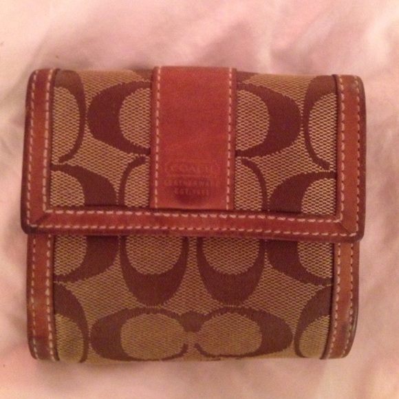 Coach Signature Bi-Fold Wallet