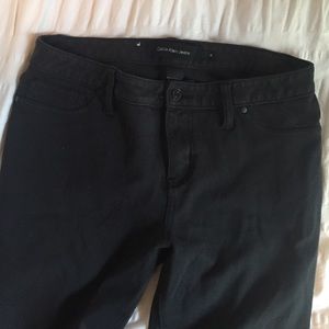 Calvin Klein Size 10 black jeggings
