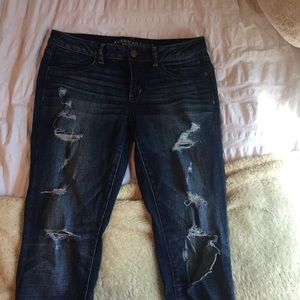American Eagle Super Stretch Ripped Jeggings