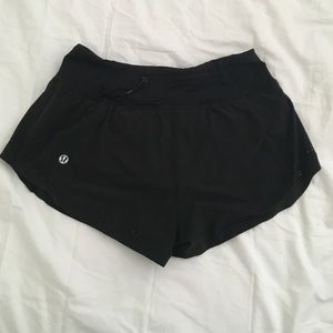 Lululemon speed shorts size 2 - black