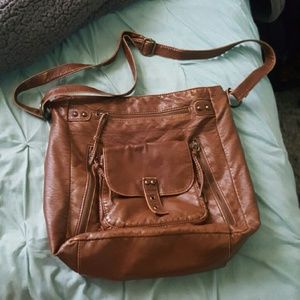 Brown large Cross Body