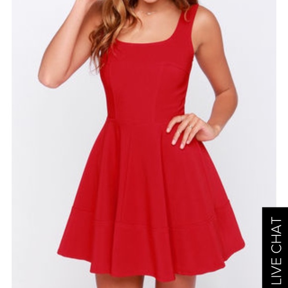 Lulus home before daylight red dress.