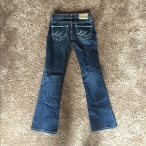 Express Bootcut jeans 0S like new!