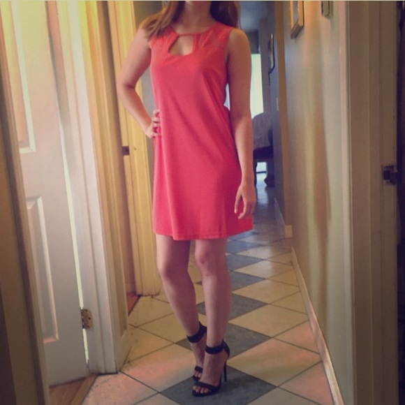 Coral dress