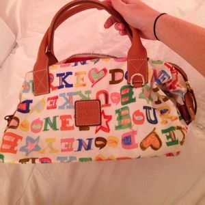 Canvas and leather multicolor Dooney and Burke